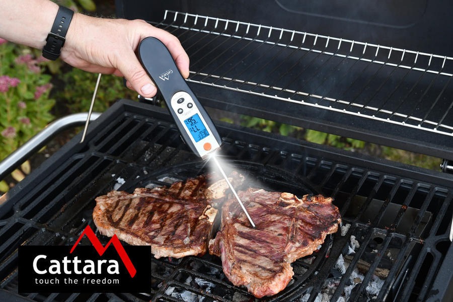 Grilovací teploměr digitální skládací f